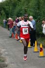 Tadele Geremew (Elswick Harriers) wins the Morpeth 10k Road Race